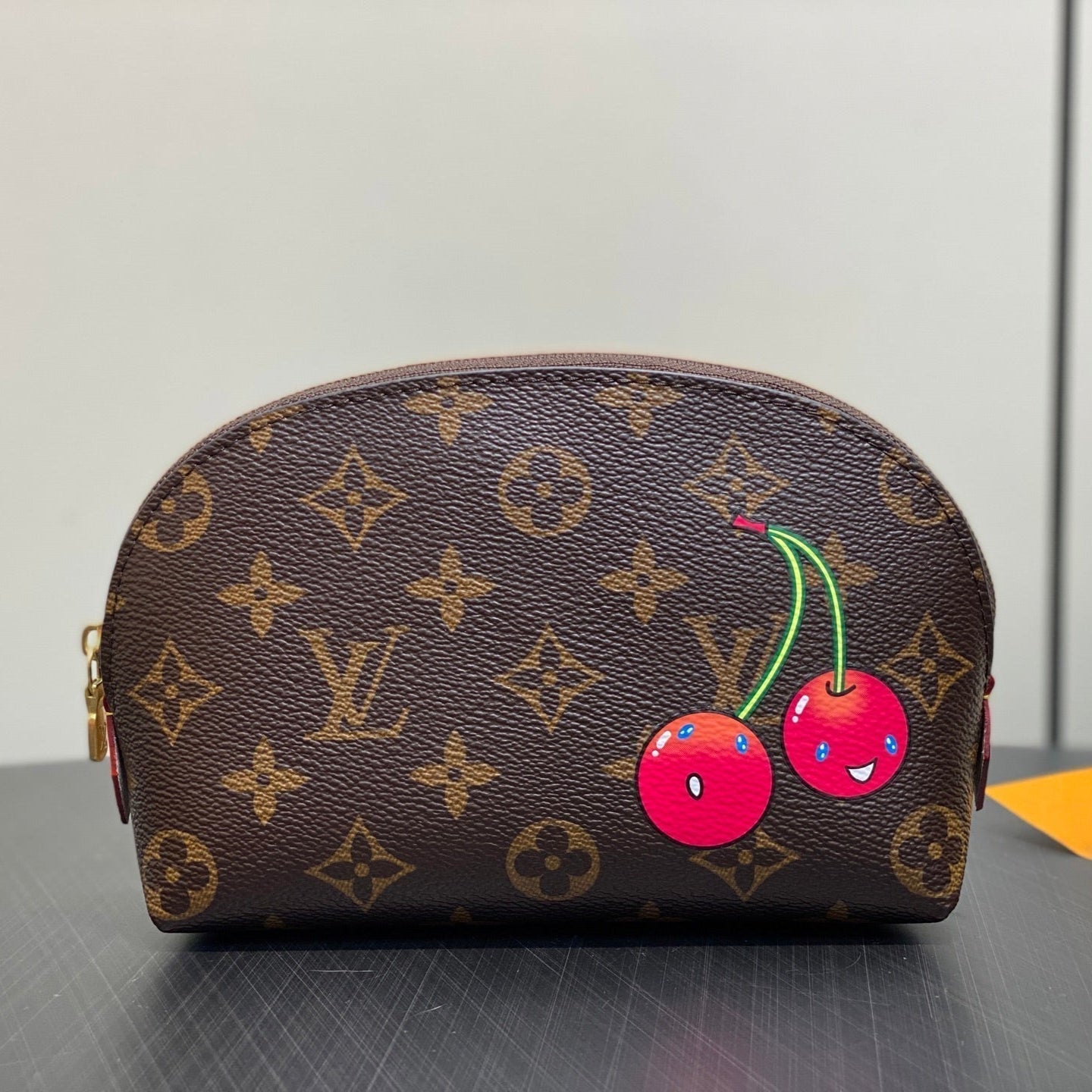 LV x TM Cosmetic Pouch PM Monogram Coasted Canvas