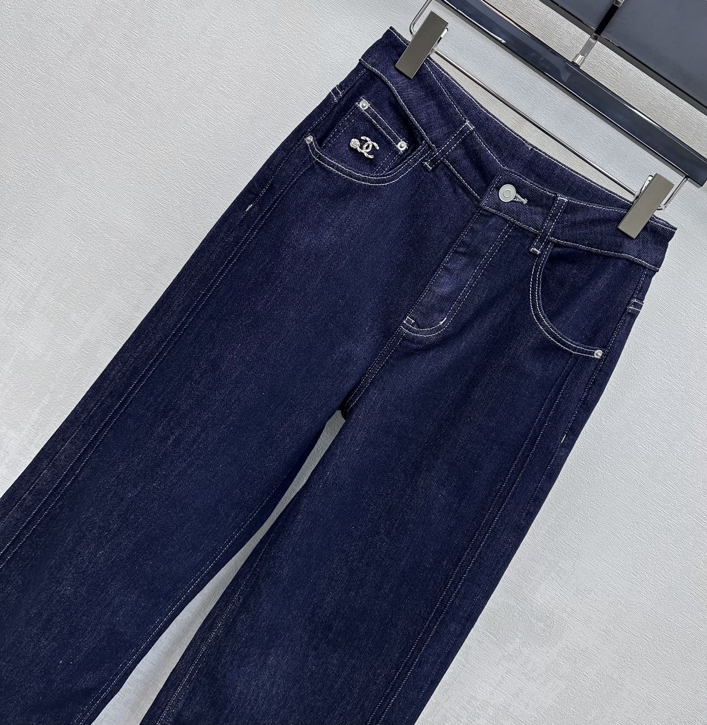 Chanel 2026 Denim Trouser Blue Cotton 355950