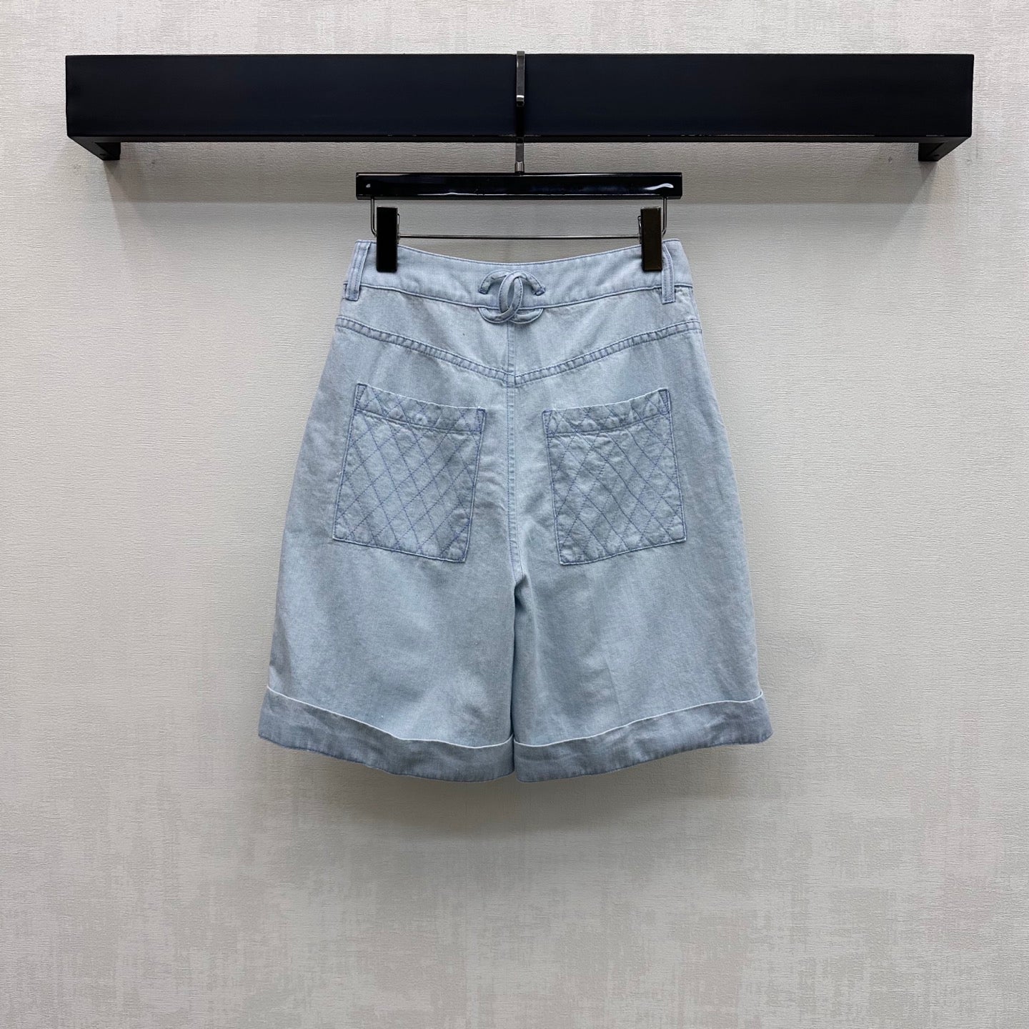 Chanel 2026 Short Demin Light Blue Cotton 636018