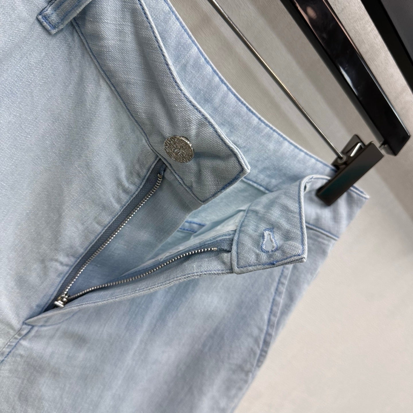 Chanel 2026 Short Demin Light Blue Cotton 636018