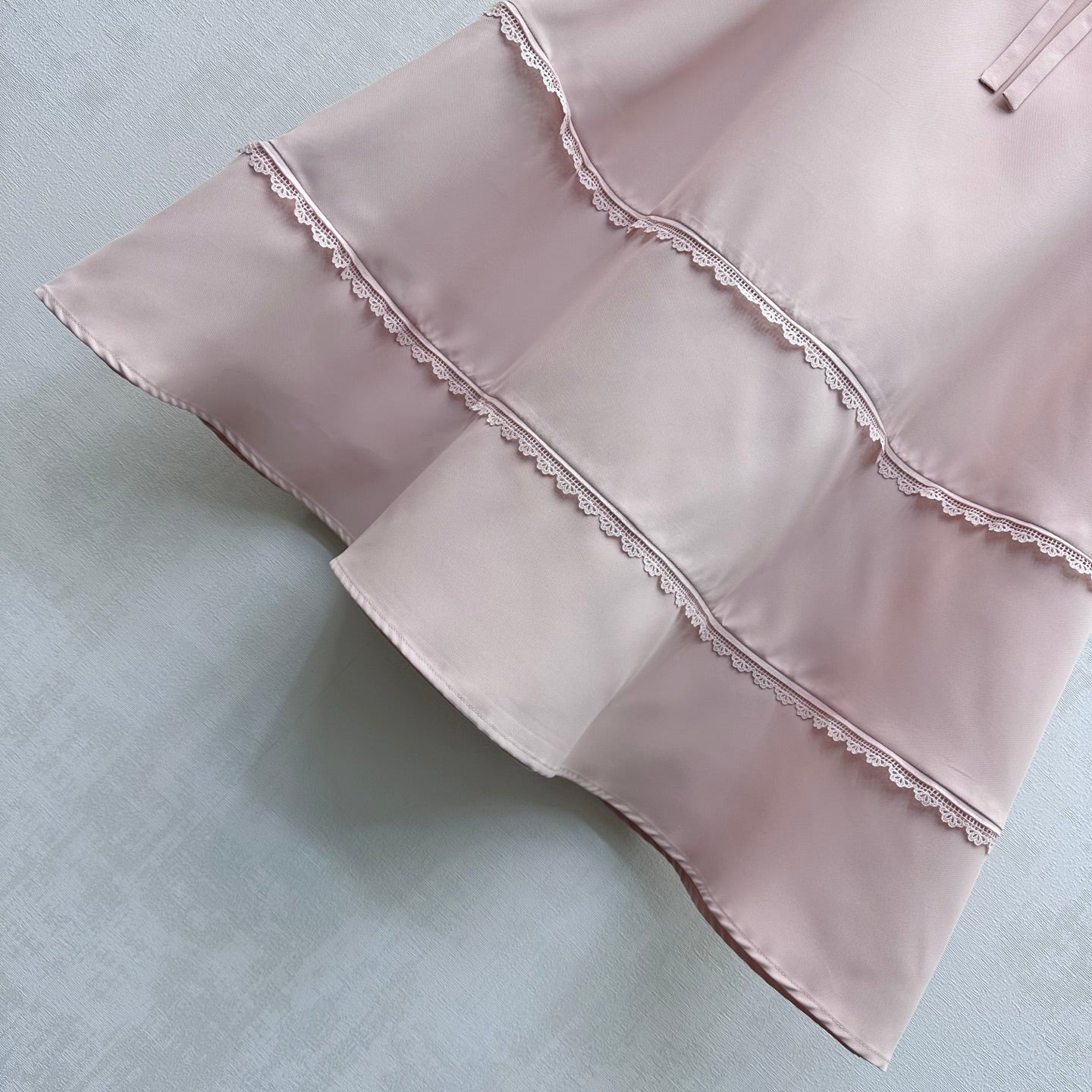 MiuMiu 2026 Midi Skirt Pink Cotton 648501