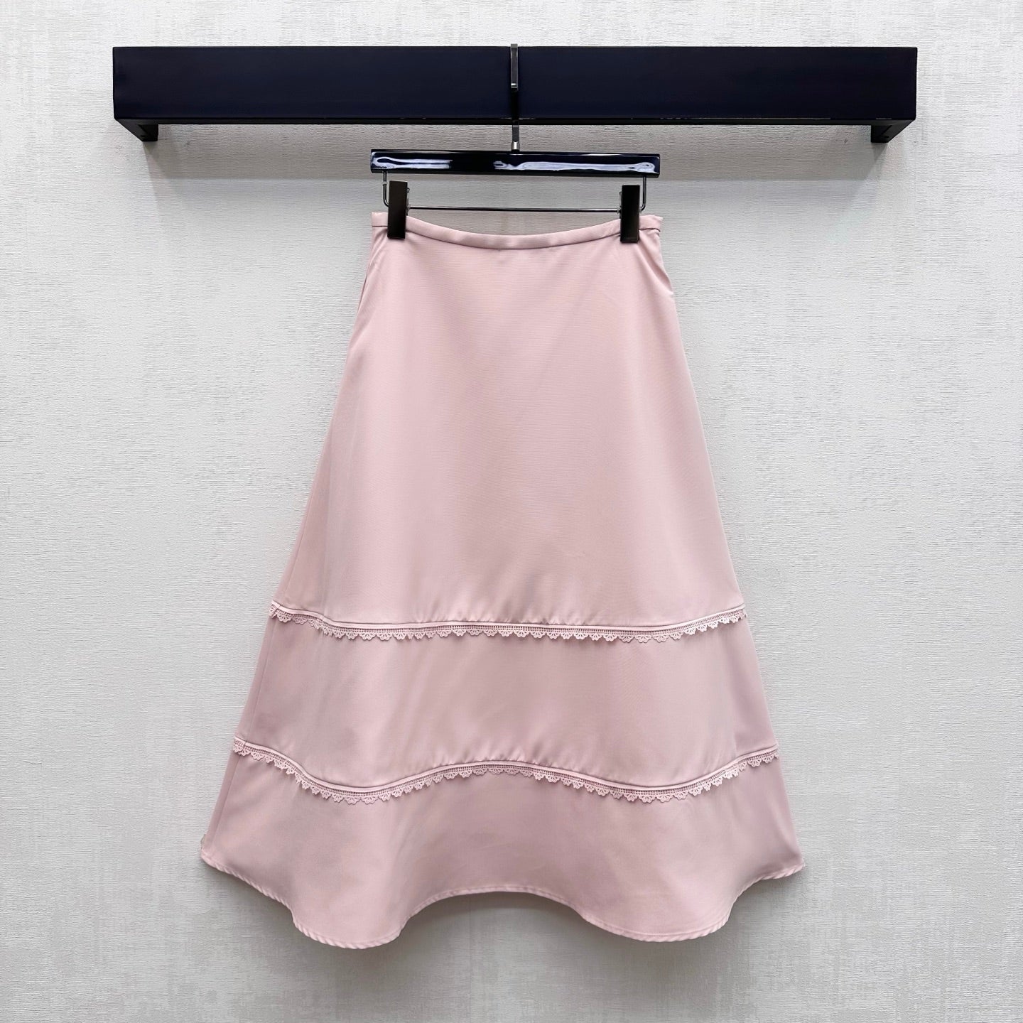 MiuMiu 2026 Midi Skirt Pink Cotton 648501