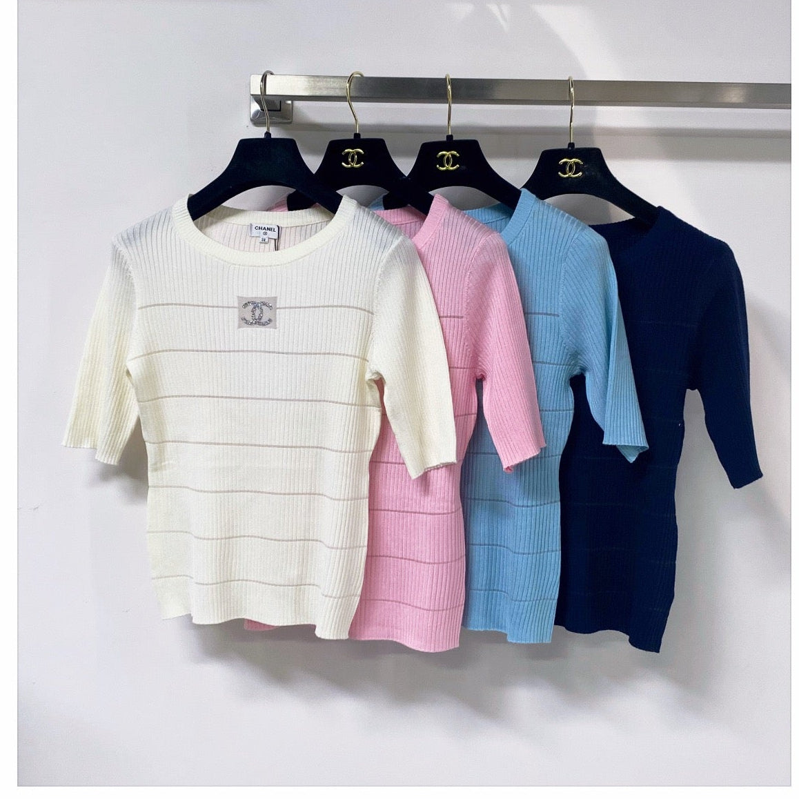 Chanel 2026 Short-Sleeve Shirt Laine Wool 479880