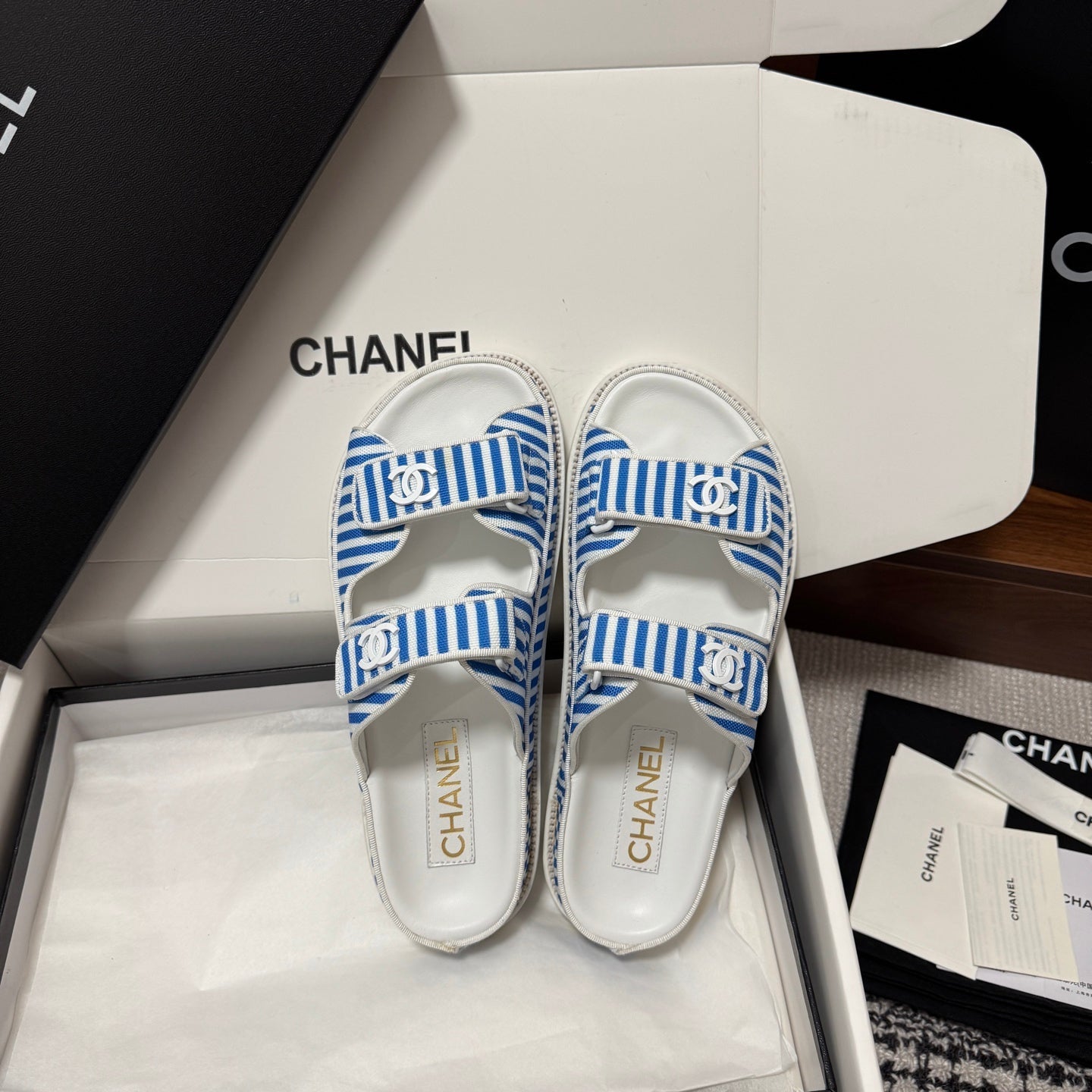 Chanel 2026 Dad Sandals 25mm Fabric 802917