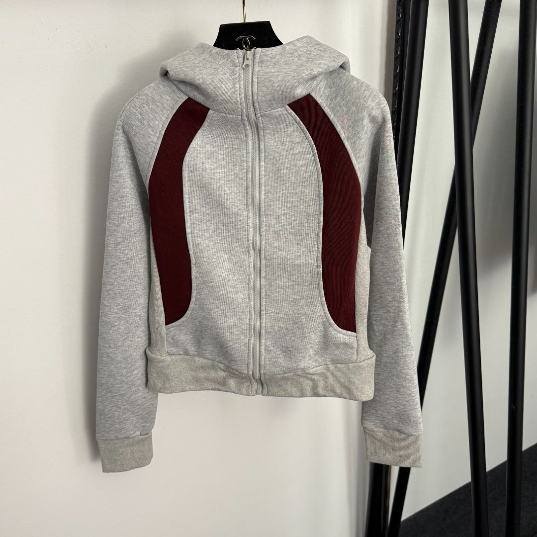 Prada 2025 Set Gray mix Burgundy Cotton