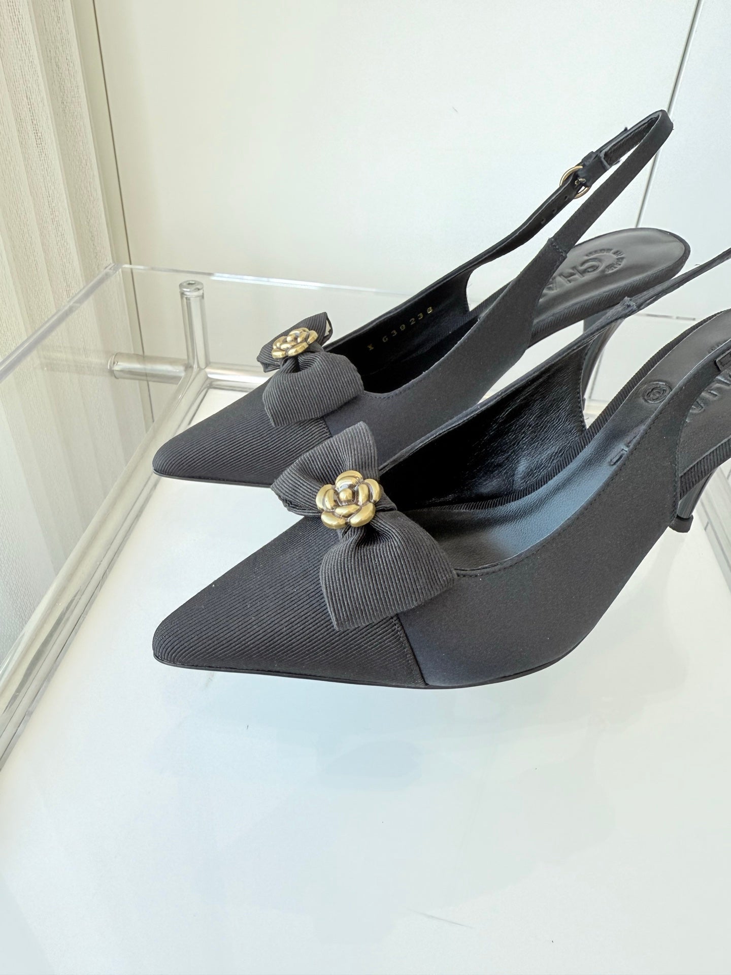 Chanel 2026 Slingback Stilettos Leather Sheepskin 823416