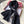 SCARF 200 CM IN BLACK MIX LIGHT GRAY CASHMERE WITH EMBROIDERED BEE 407515