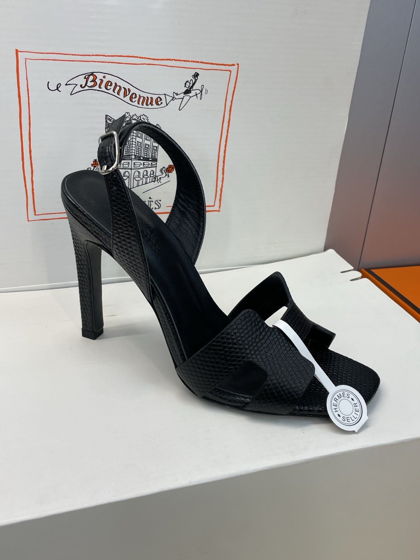 HM 26ss High Heel Sandals 105 Cowhide