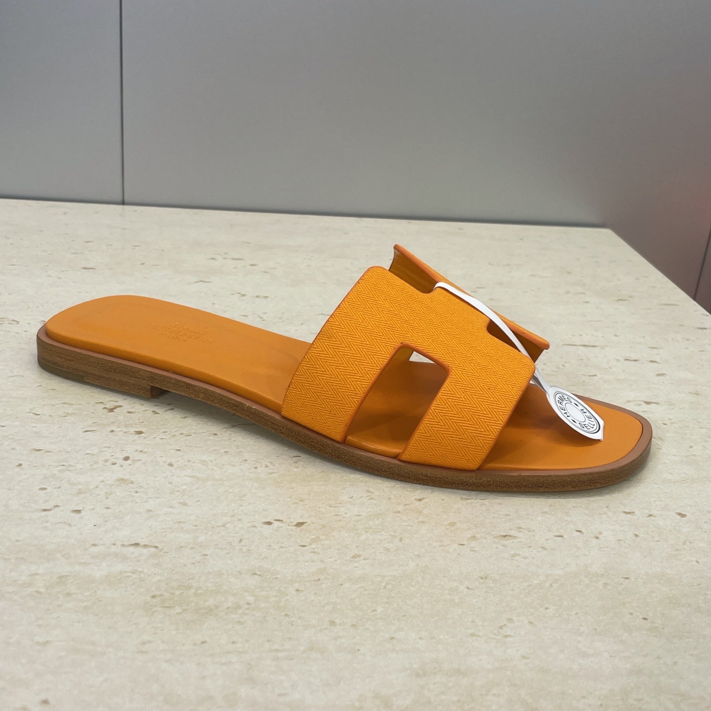 HM 26ss Oran Sandals Orange Calfskin 607234