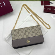 Gucci 2026 Marmont Wallet On Chaine 20cm Canvas Leather