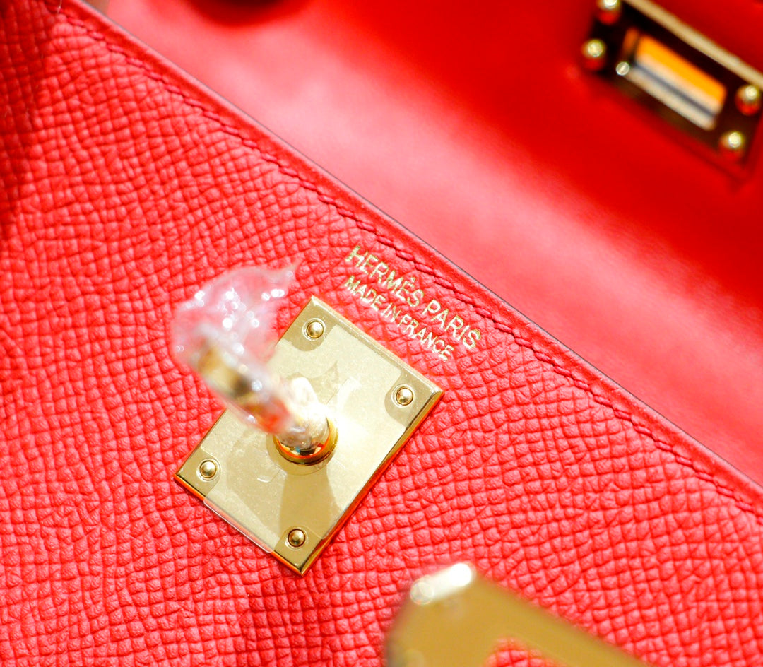HM Mini Kelly 19cm Epsom Gold Hardware