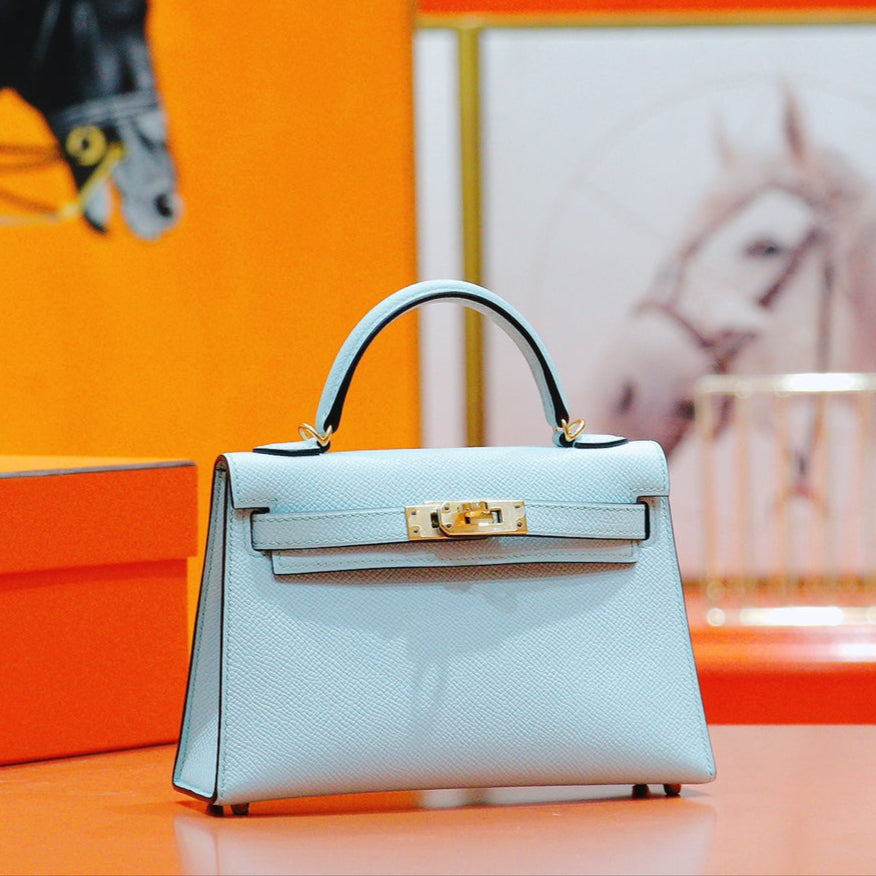 HM Mini Kelly 19cm Epsom Gold Hardware