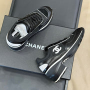 Chanel 2026 Sneaker Black mix White Leather Mesh 592919