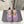 ALAIA PEARL MARY JANE SHOES IN LAVENDER PURPLE MESH AND CALFSKIN