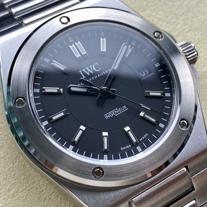 IWC Ingenieur 40mm Dark Gray Dial Steel Case