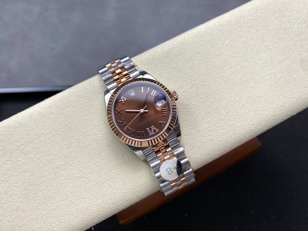 Rolex Datejust 31mm Pink Gold Chocolate Dial 278271
