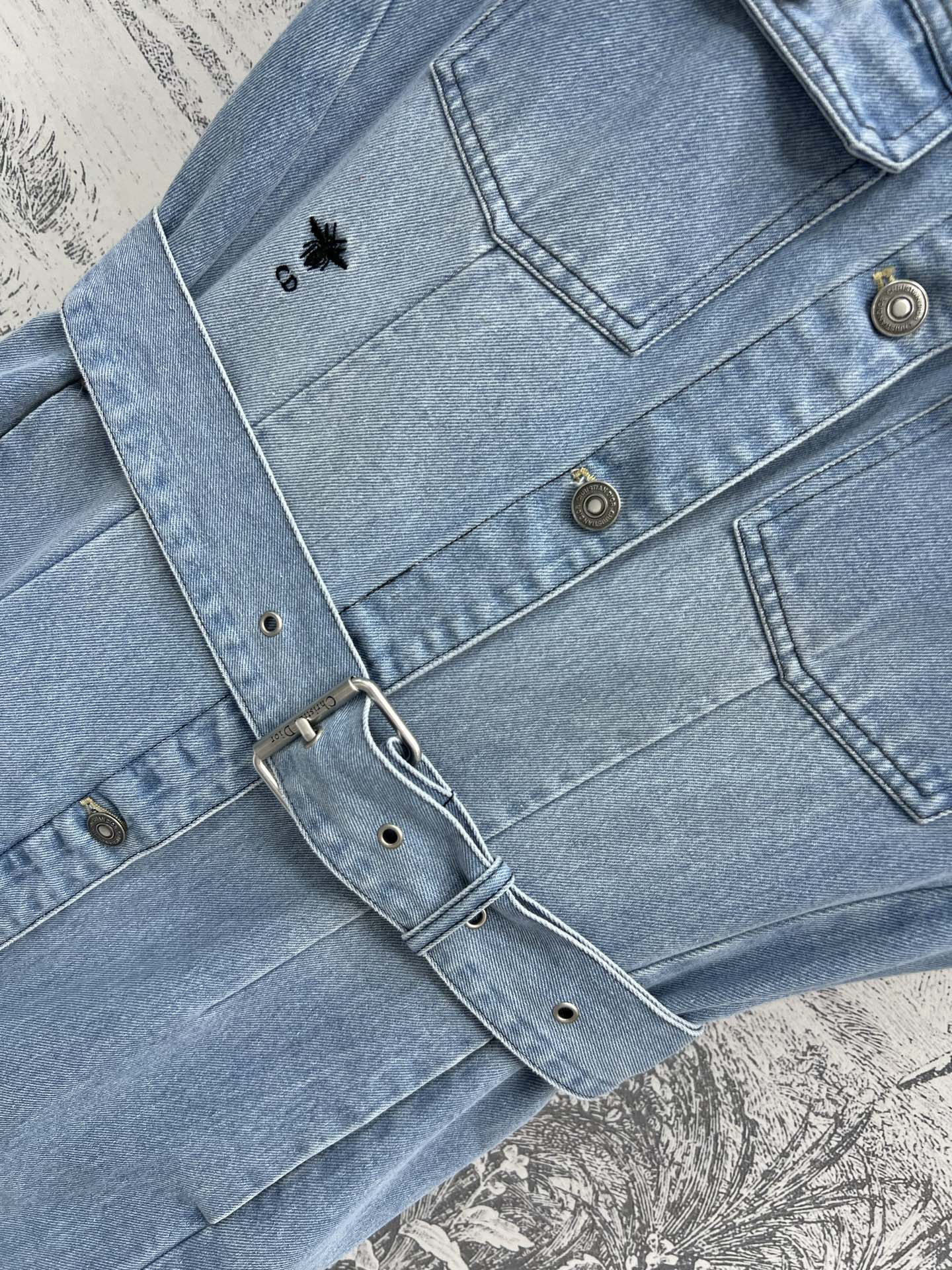 CD 25 Denim Shirt dress Light Blue Cotton