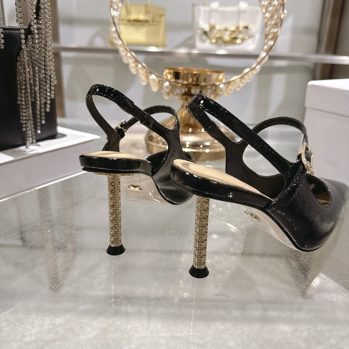 CD 26 Mary Jane High Heels 80 Patent Leather 679859