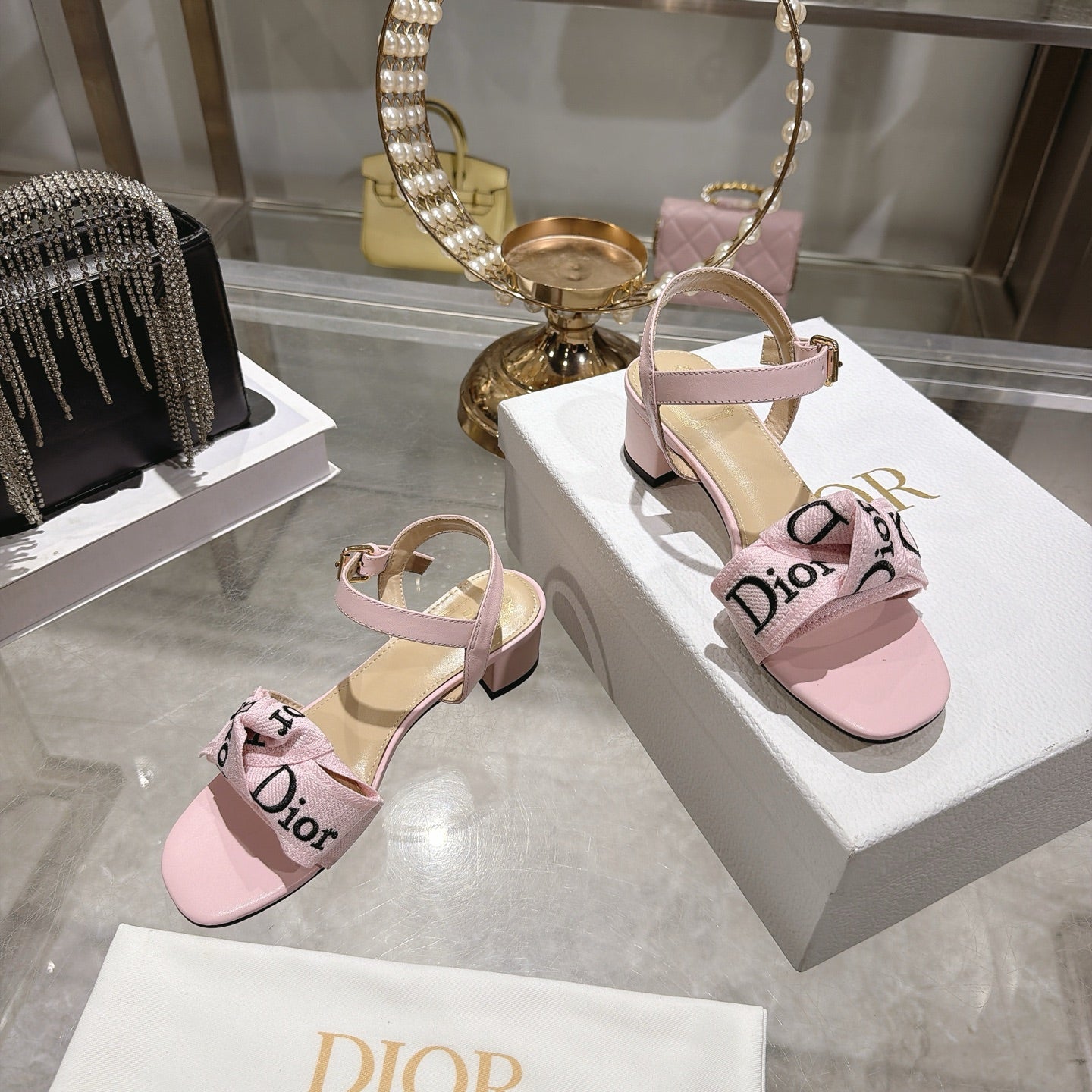 Dior 2026 J'Adior Sandal Fabric Leather 901715