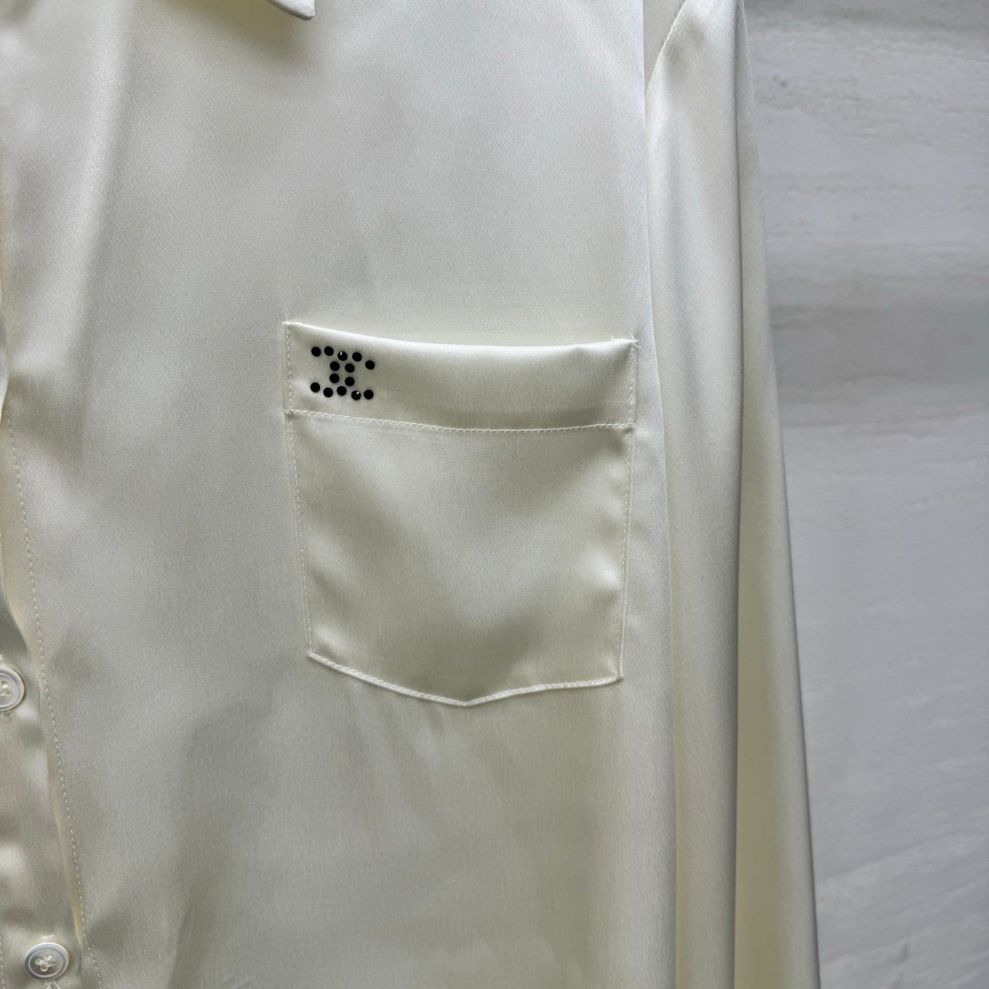Chanel 2026 Shirt Cream Polyester 356977