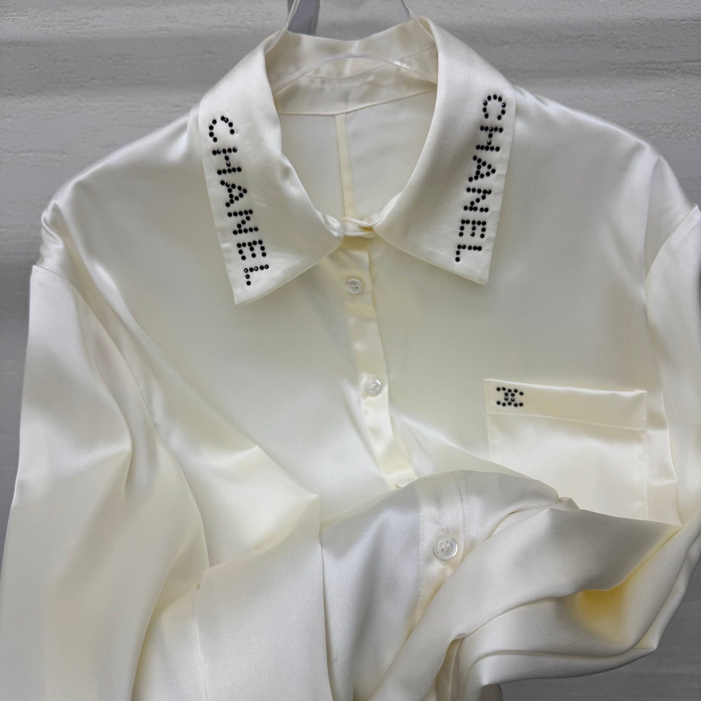 Chanel 2026 Shirt Cream Polyester 356977
