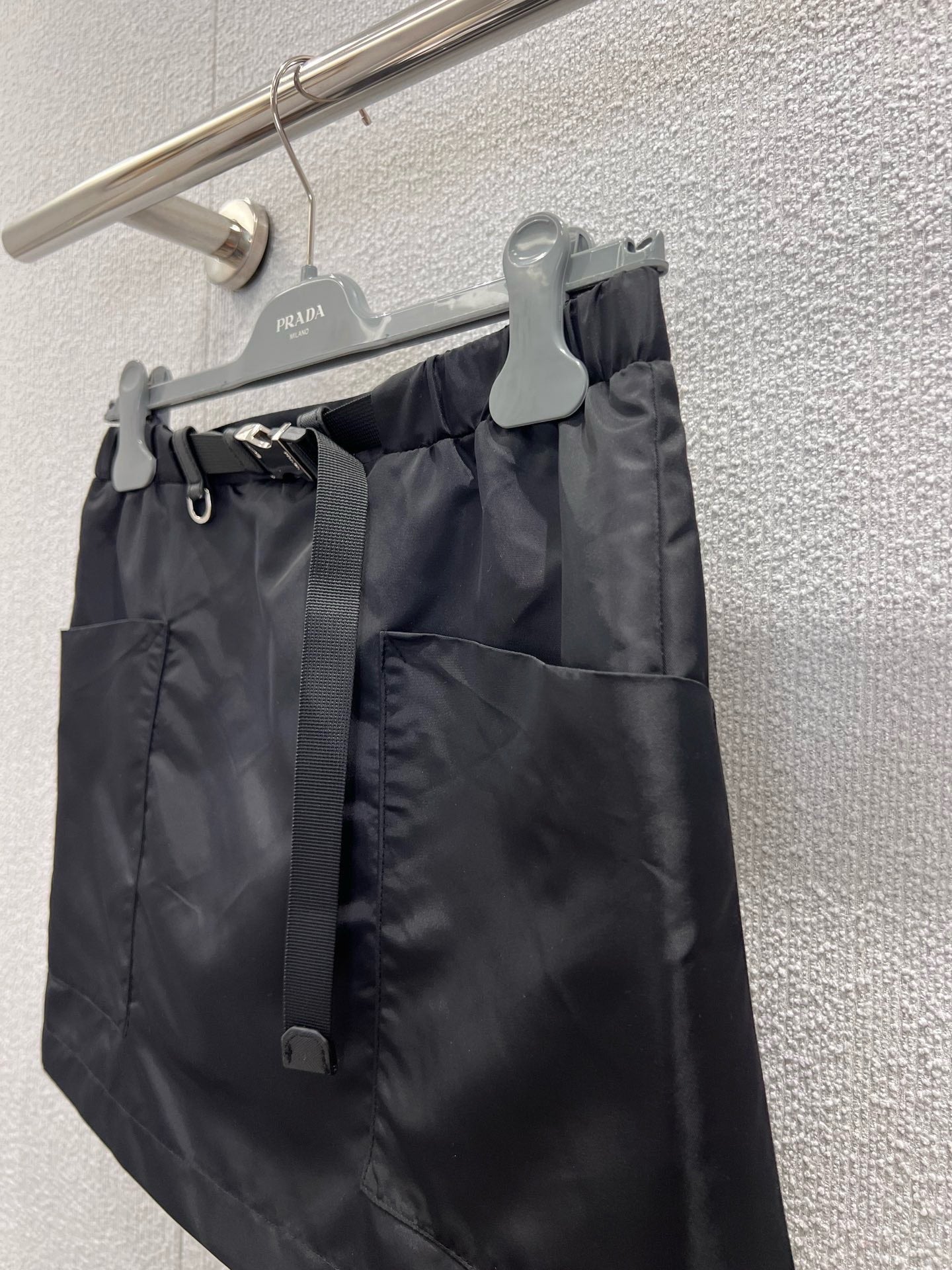 Prada 2026 Short Skirt Black Polyamide 399153