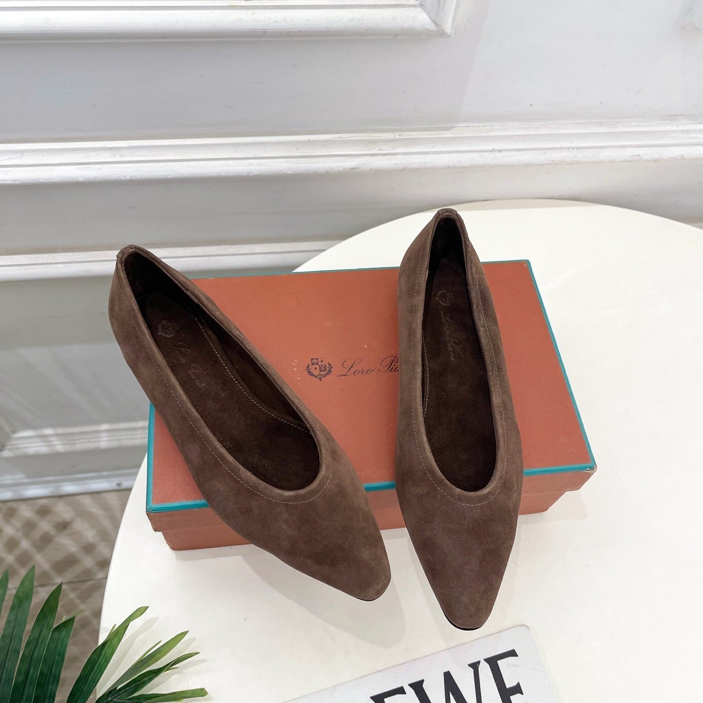 LP 26SS Ballet Flats Suede 587577