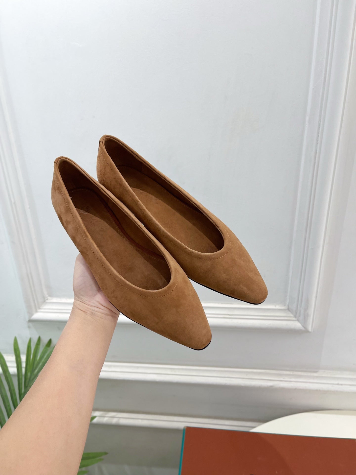 LP 26SS Ballet Flats Suede 587577