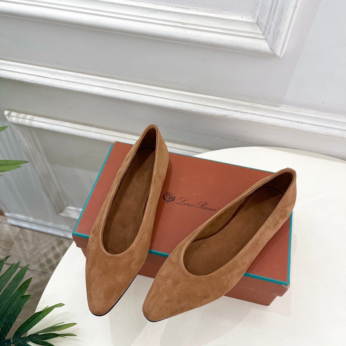 LP 26SS Ballet Flats Suede 587577