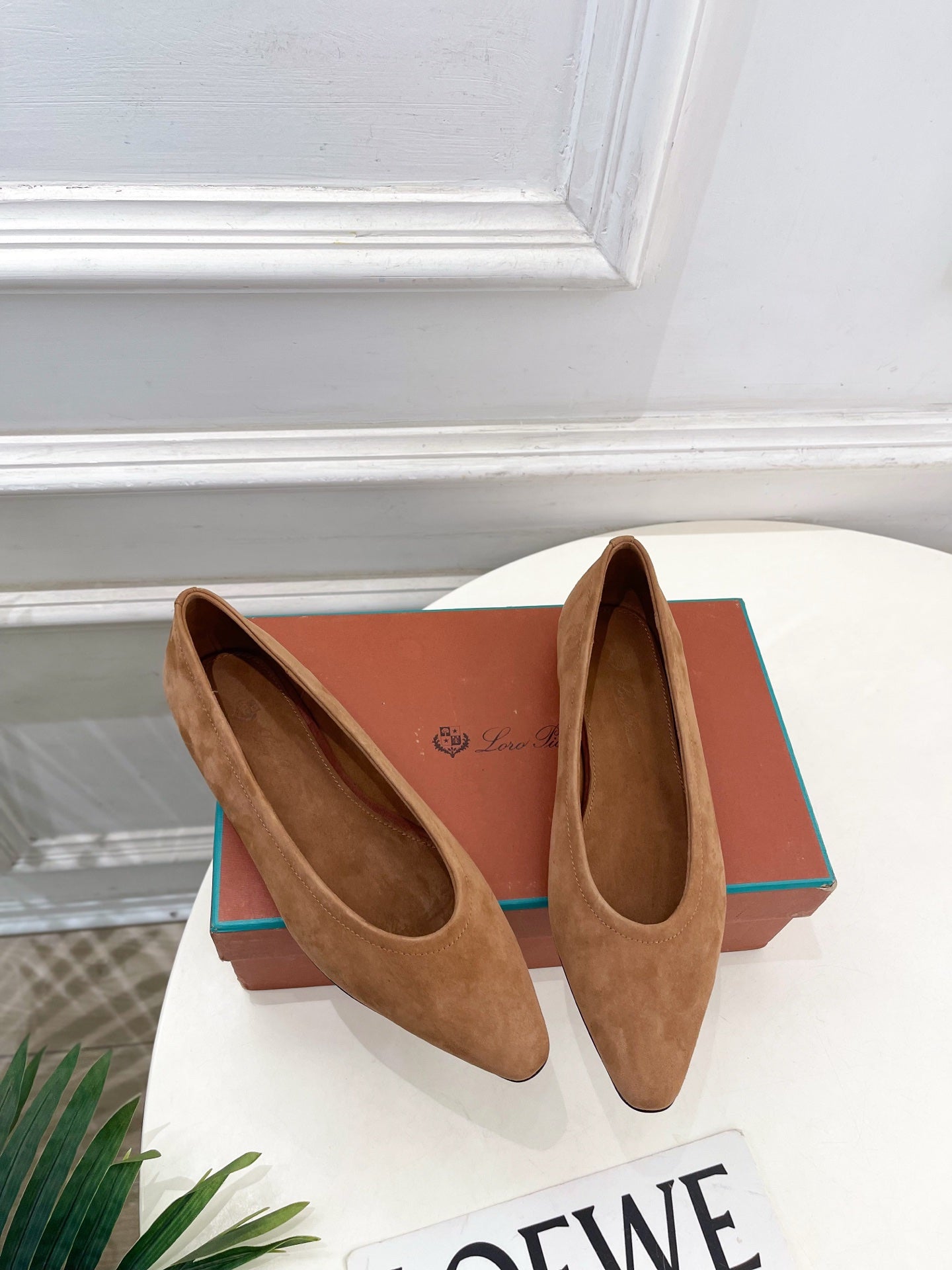 LP 26SS Ballet Flats Suede 587577