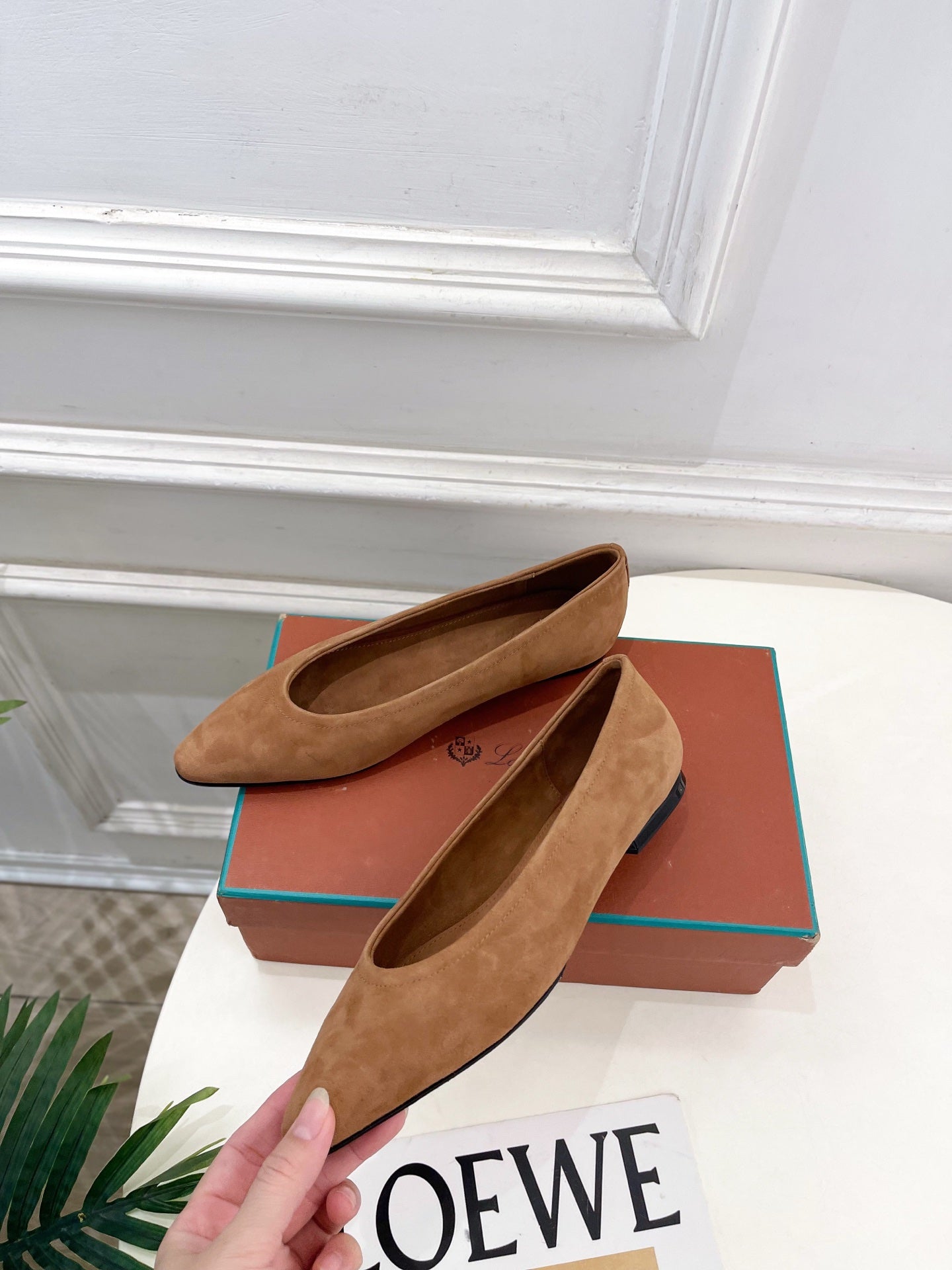 LP 26SS Ballet Flats Suede 587577