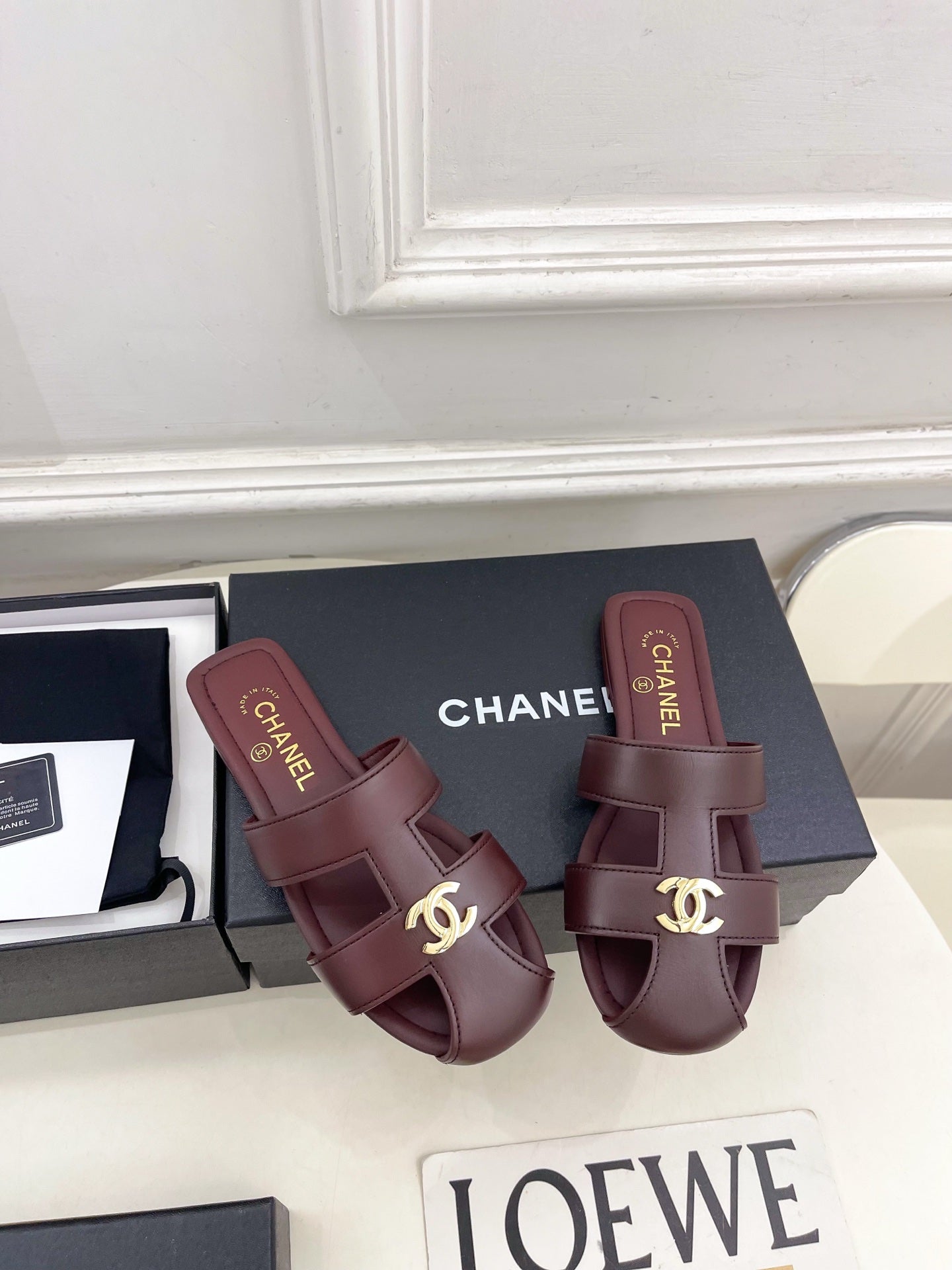 Chanel 2026 Flat Sandals Lambskin Sheepskin 831399