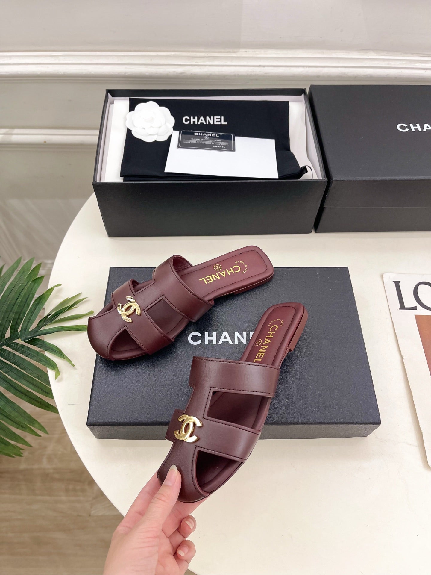 Chanel 2026 Flat Sandals Lambskin Sheepskin 831399