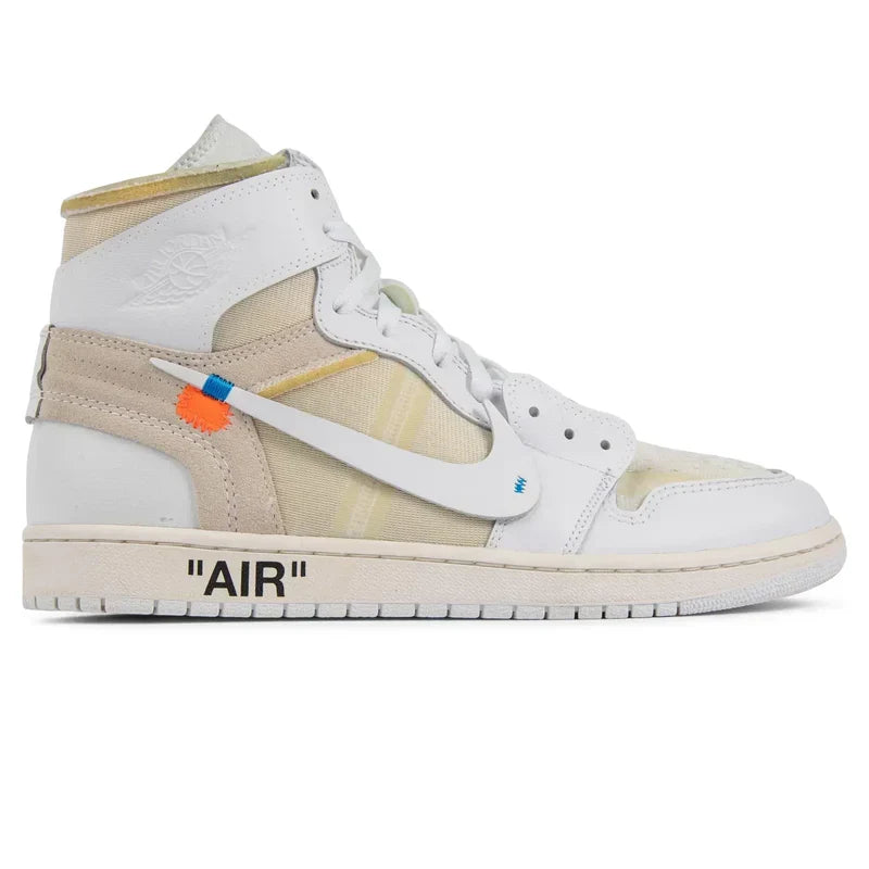Off-White x Air Jordan 1 Retro White Beige Leather