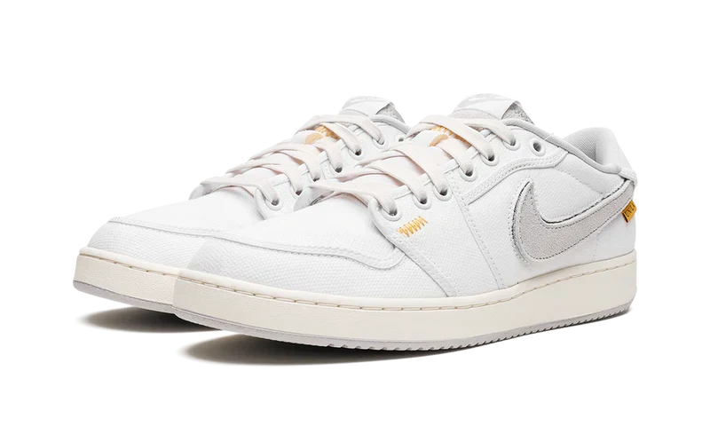 Nike Air Jordan 1 White Neutral Grey Suede Leather