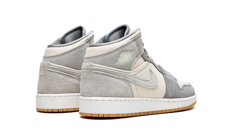 Nike Jordan 1 Mid SE Coconut Milk Particle Grey Suede