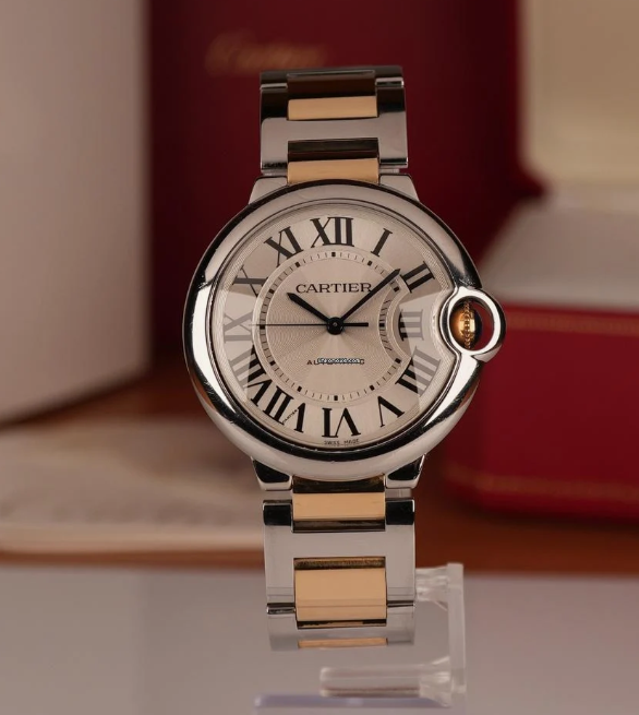 Cartier Ballon Bleu 36mm Steel and Yellow Gold Watch