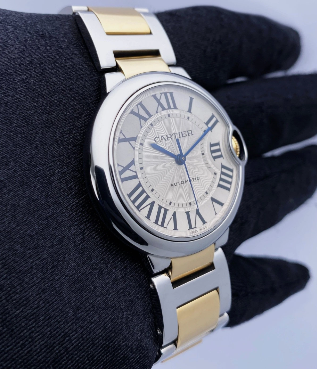 Cartier Ballon Bleu 36mm Steel and Yellow Gold Watch