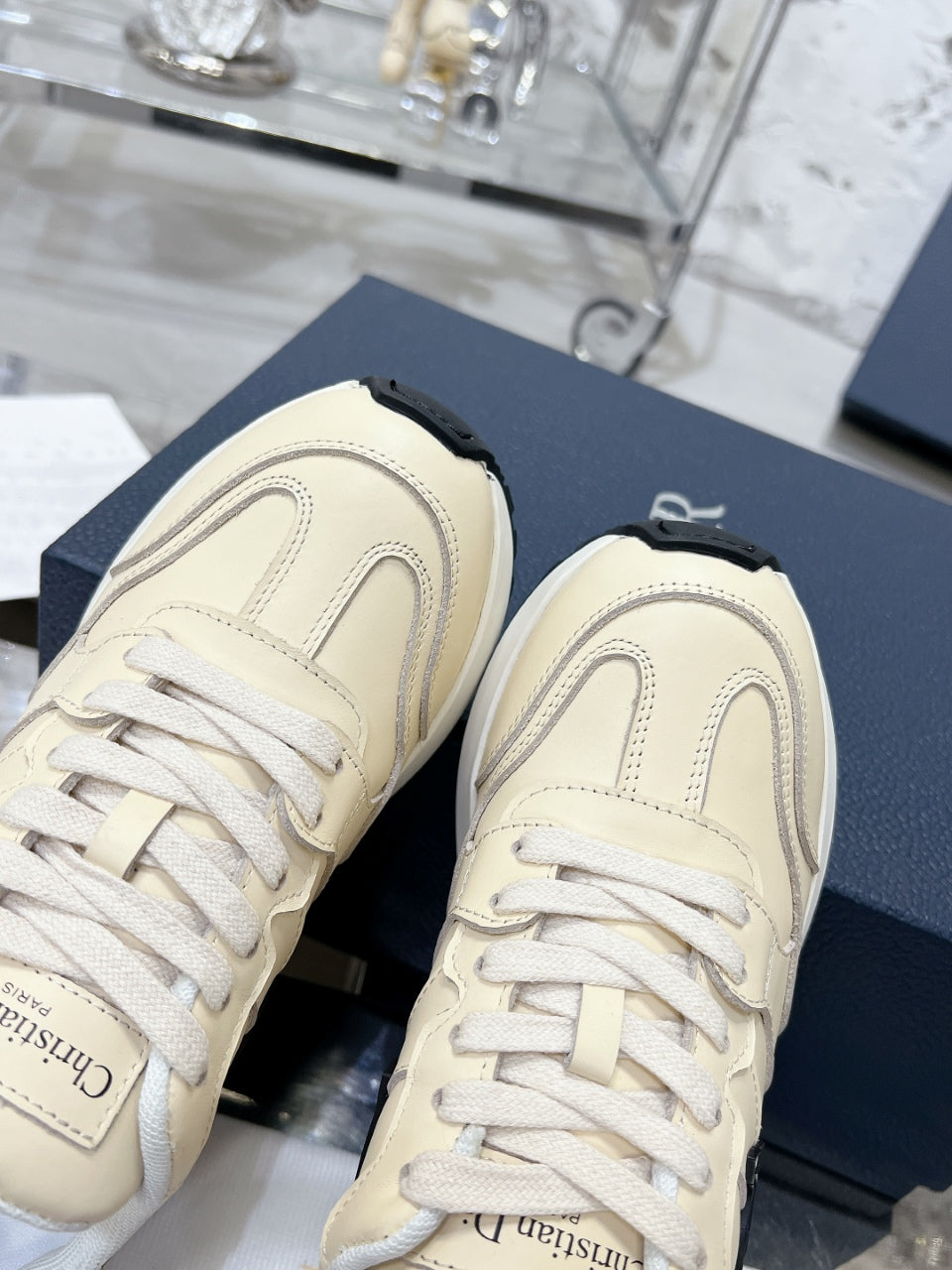 C'est Dior Sneaker 35mm Beige Cowhide