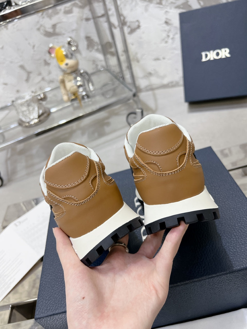 C'est Dior Sneaker 35mm Brown Cowhide
