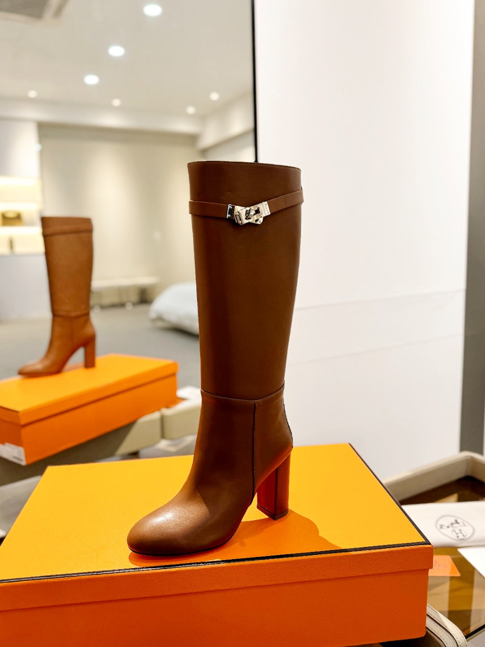 HM Story 85 Boot Brown Cowhide 961669