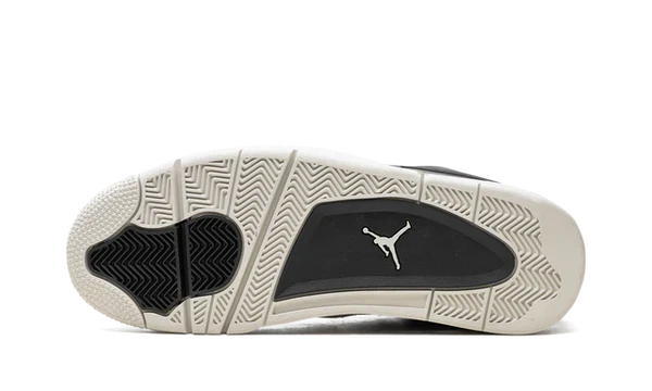 Nike Air Jordan 4 Black Ivory Suede Leather