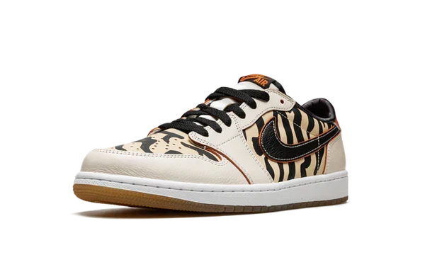 Nike Air Jordan 1 Beige Black Leather